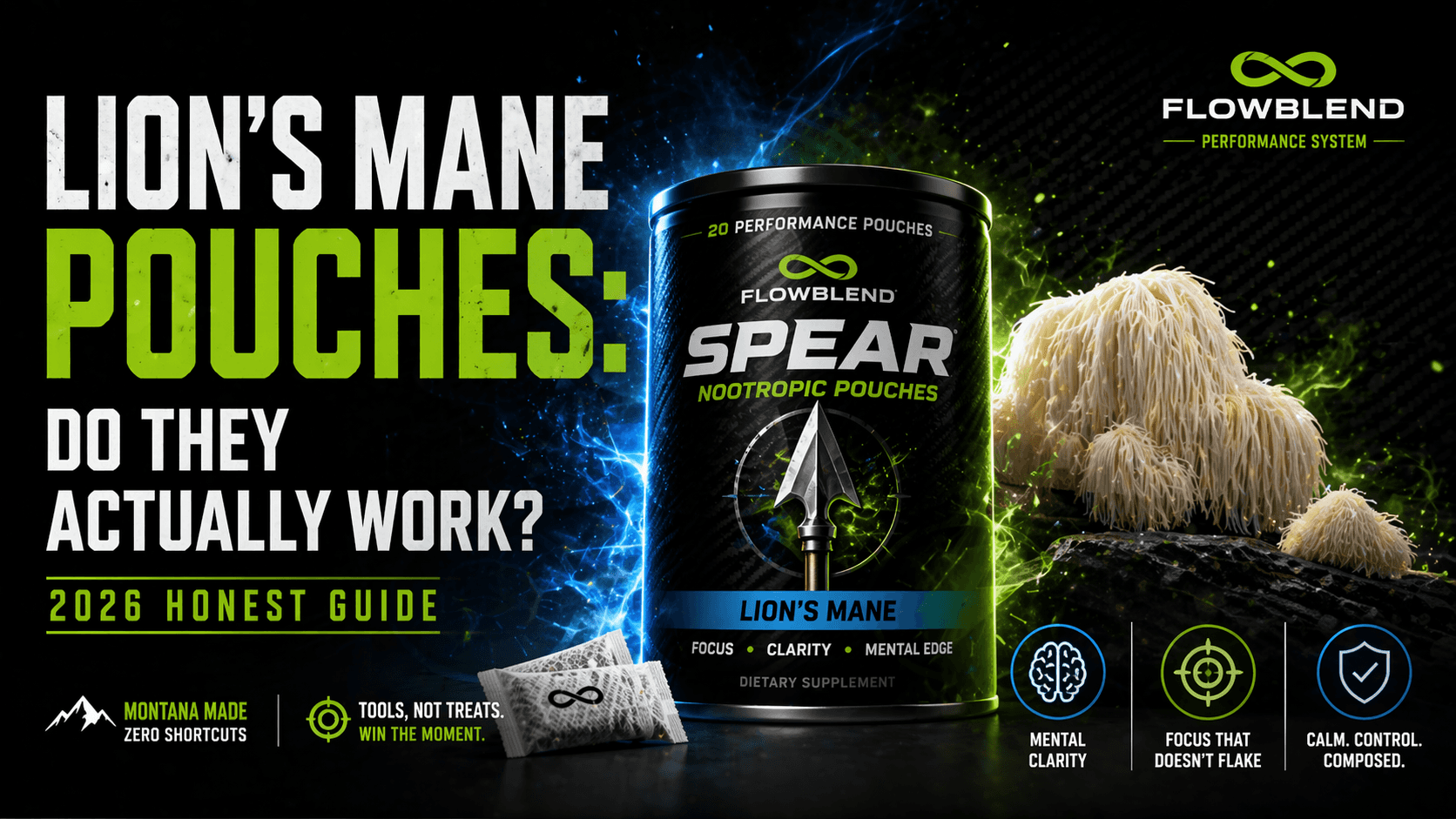 Lion's Mane Pouches: Do They Actually Work? 2026 Honest Guide | FlowBlend
